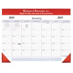 Desk Pad Calendar w/ Leatherette Header 1 Desk Pad Calendar w/ Leatherette Header 1