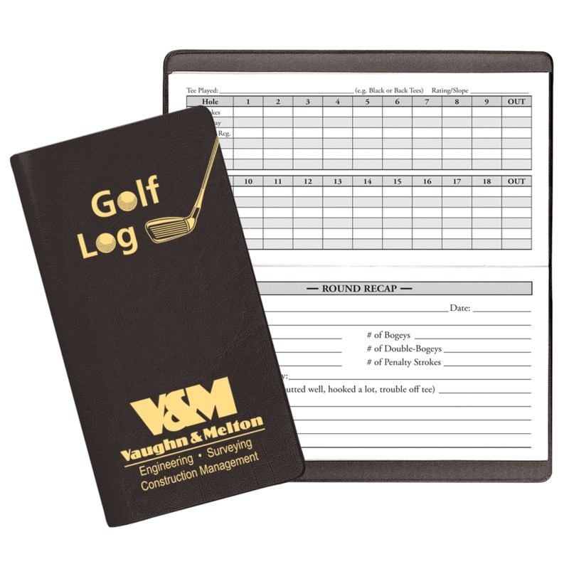 Golf Log w/ Continental Cover 1 Golf Log w/ Continental Cover 1