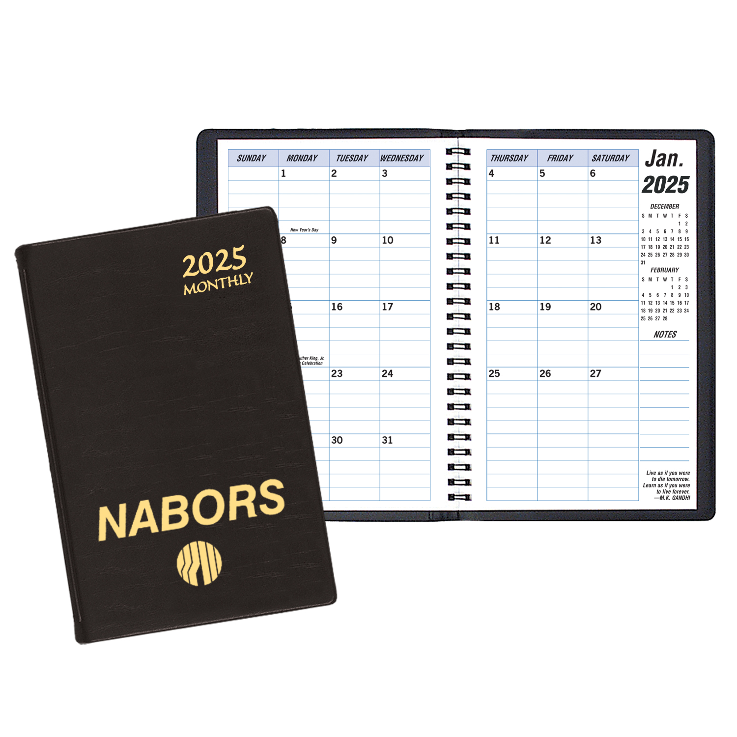 Weekly Desk Appointment Planner w/ Continental Vinyl Cover 1