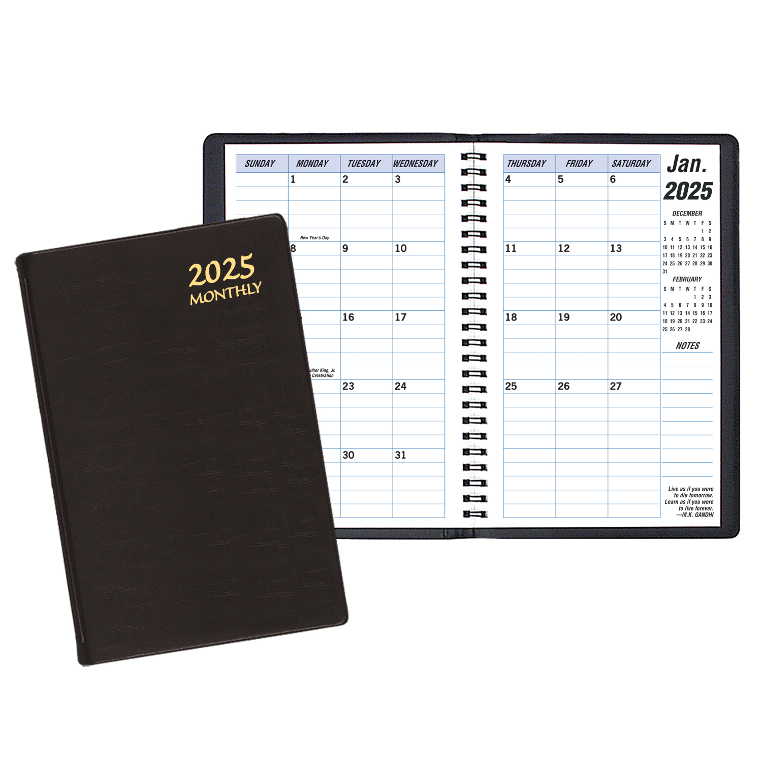 Weekly Desk Appointment Planner w/ Continental Vinyl Cover 1