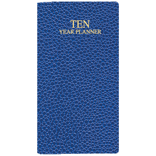 10 Year Reference Calendar w/ Cobblestone Cover 1