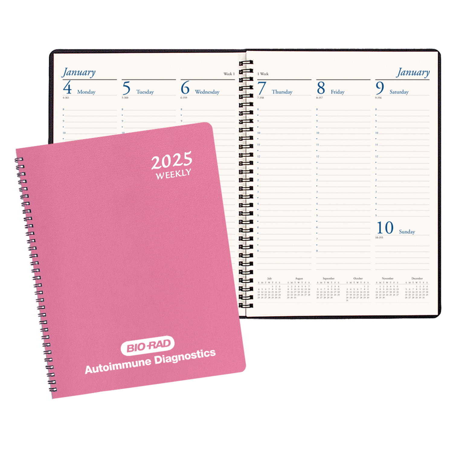 Professional Weekly Desk Appointment Planner w/ Twilight Cover 1