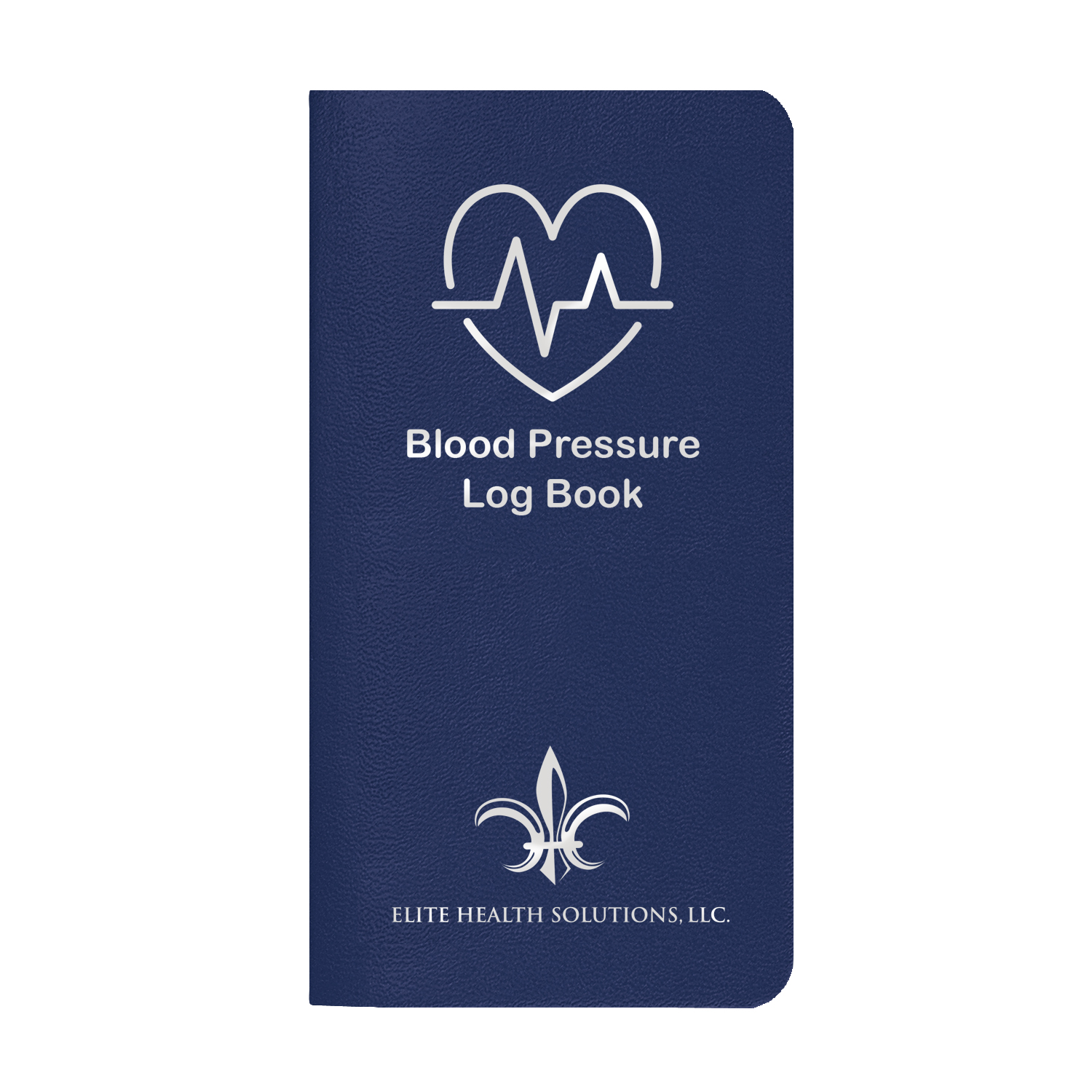 Blood Pressure Log Book w/ Leatherette Cover 1