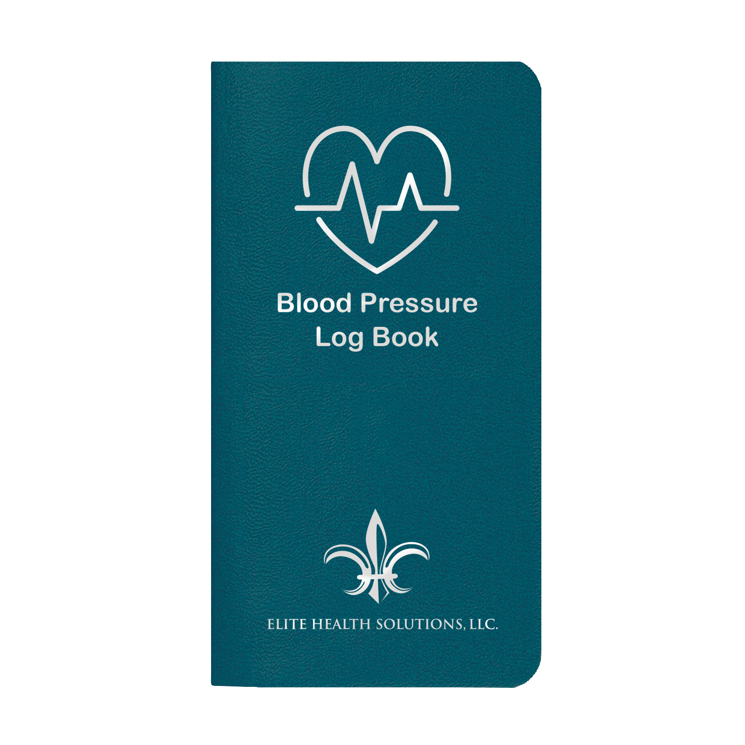 Blood Pressure Log Book w/ Leatherette Cover 1