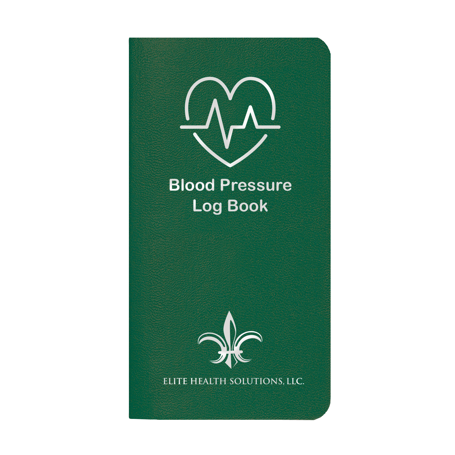 Blood Pressure Log Book w/ Leatherette Cover 1