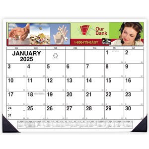 Custom 4 Color Desk Pad Calendar 1 Custom 4 Color Desk Pad Calendar 1