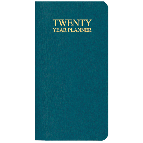 20 Year Reference Planner w/ Leatherette Cover 1