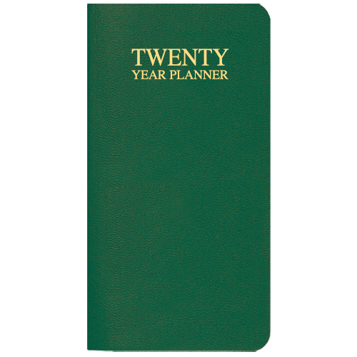 20 Year Reference Planner w/ Leatherette Cover 1