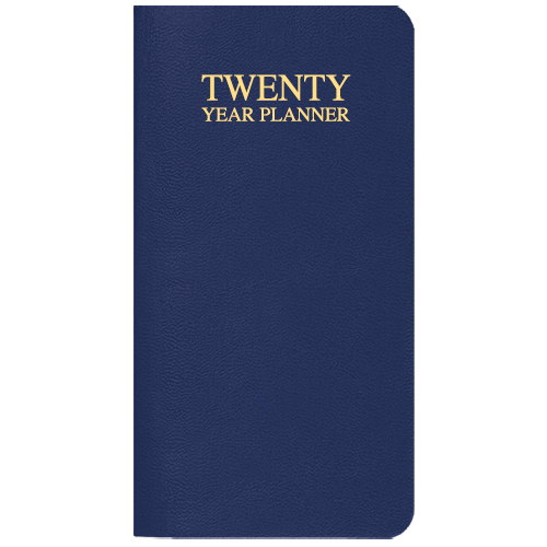 20 Year Reference Planner w/ Leatherette Cover 1