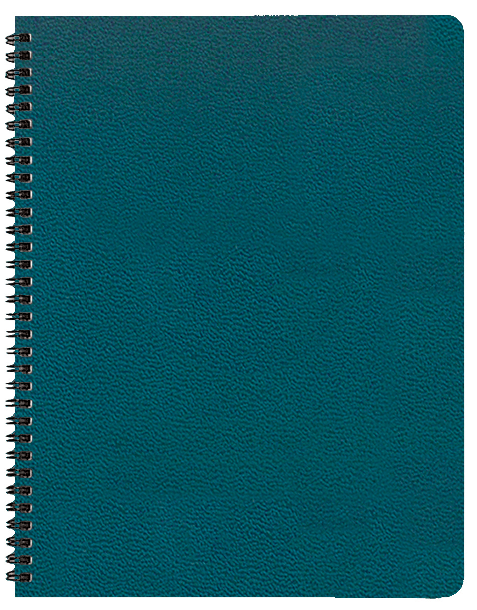 Two Year Monthly Desk Planner w/ Leatherette Cover 1