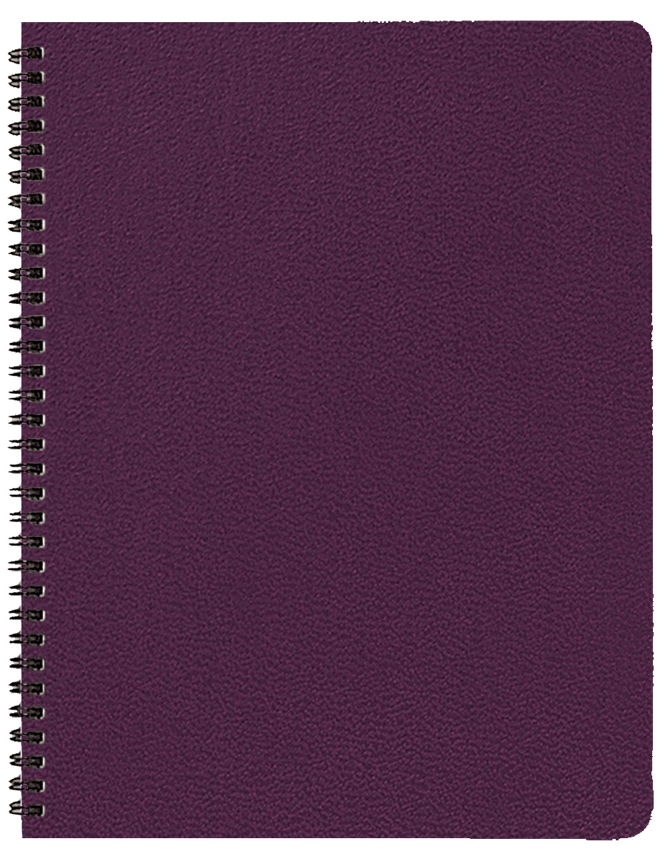 Two Year Monthly Desk Planner w/ Leatherette Cover 1