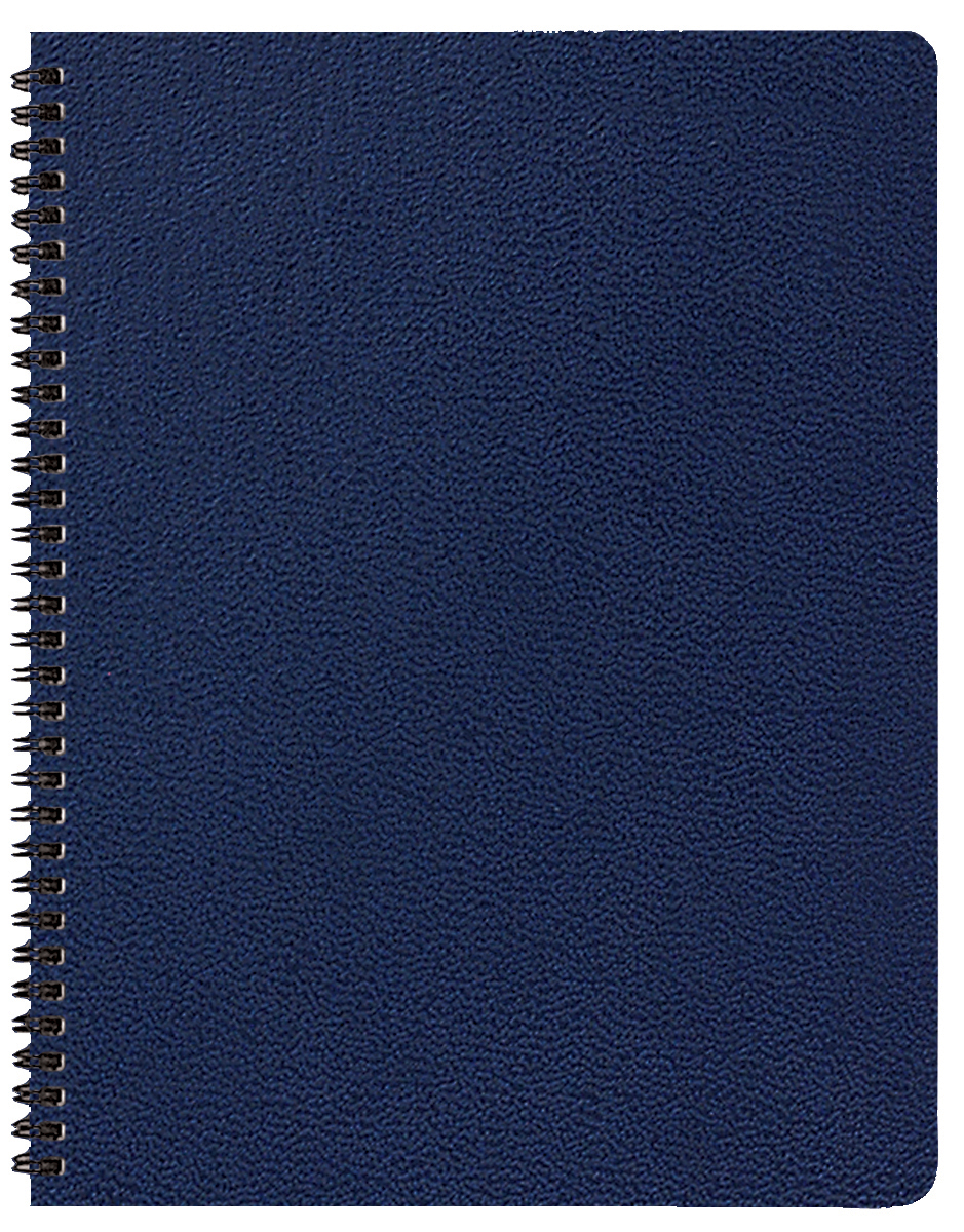 Two Year Monthly Desk Planner w/ Leatherette Cover 1