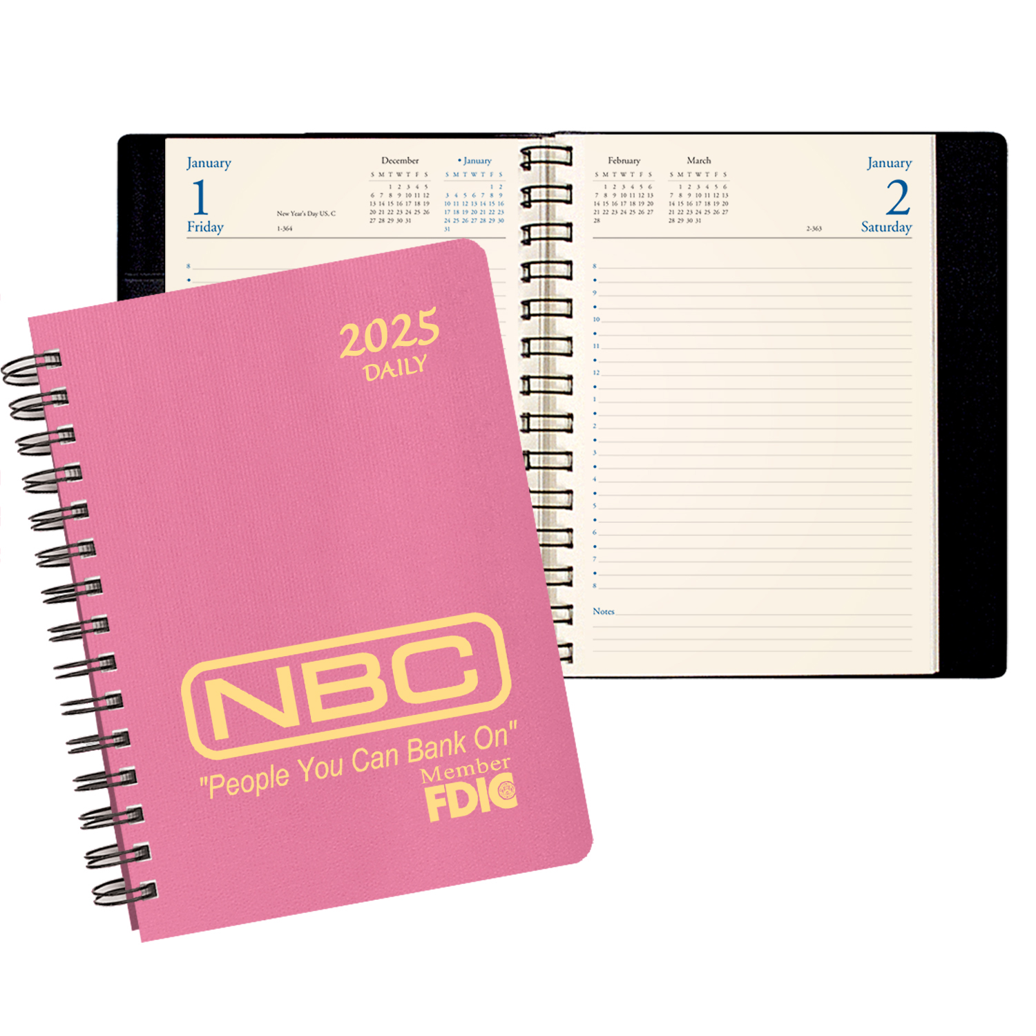 Daily Classic Wire Bound Diary w/ Twilight Cover 1