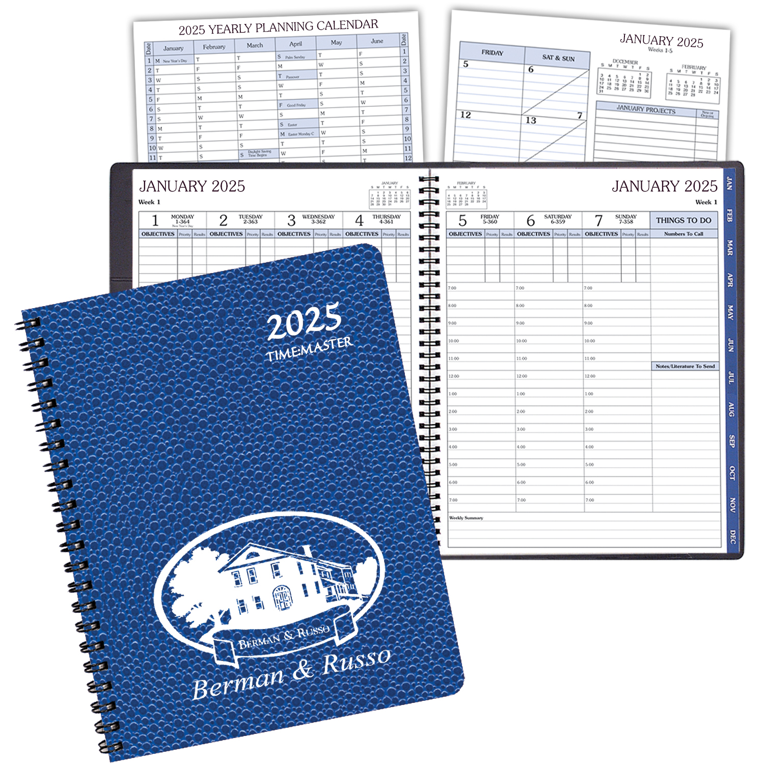 Time:Master Time Management Planner w/ Cobblestone Cover 1