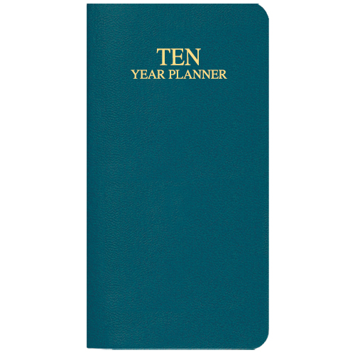 10 Year Reference Planner w/ Leatherette Cover 1