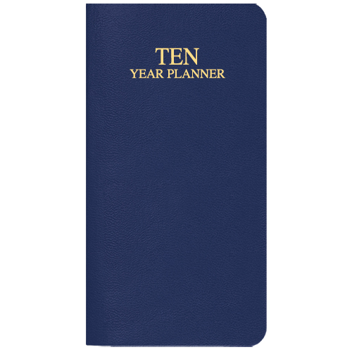 10 Year Reference Planner w/ Leatherette Cover 1