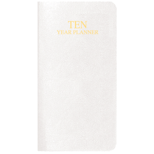 10 Year Reference Planner w/ Leatherette Cover 1