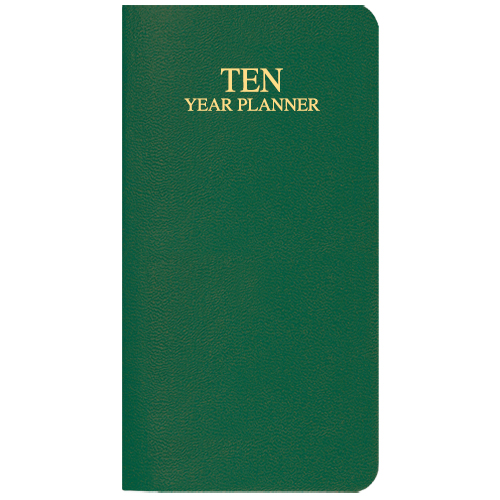 10 Year Reference Planner w/ Leatherette Cover 1