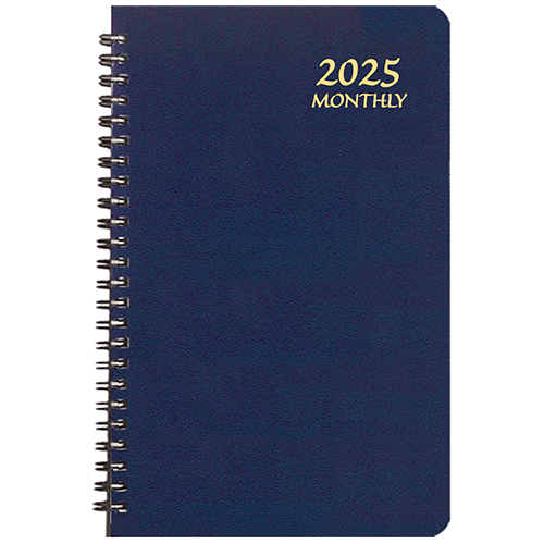 Monthly Desk Appointment Planner w/ Leatherette Cover 1