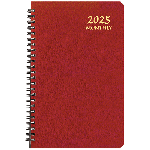 Monthly Desk Appointment Planner w/ Leatherette Cover 1