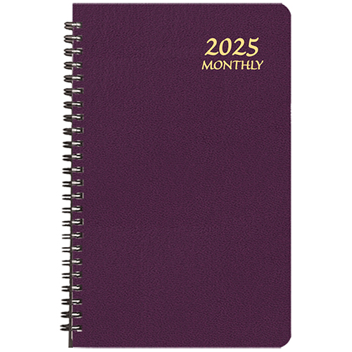 Monthly Desk Appointment Planner w/ Leatherette Cover 1