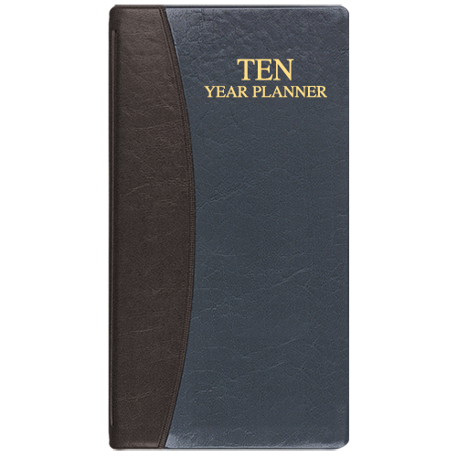 10 Year Reference Planner w/ Carriage Vinyl Cover 1