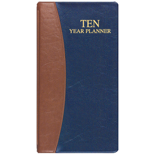 10 Year Reference Planner w/ Carriage Vinyl Cover 1