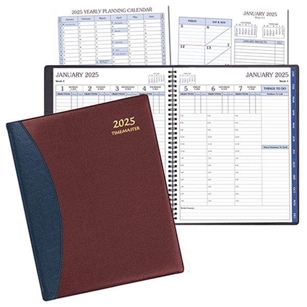 Time Management Planner w/ Carriage Vinyl Cover 1