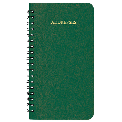 Medium Address Book w / Leatherette Cover 1