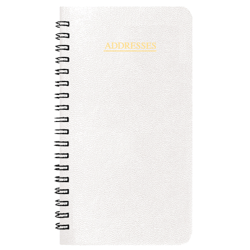 Medium Address Book w / Leatherette Cover 1