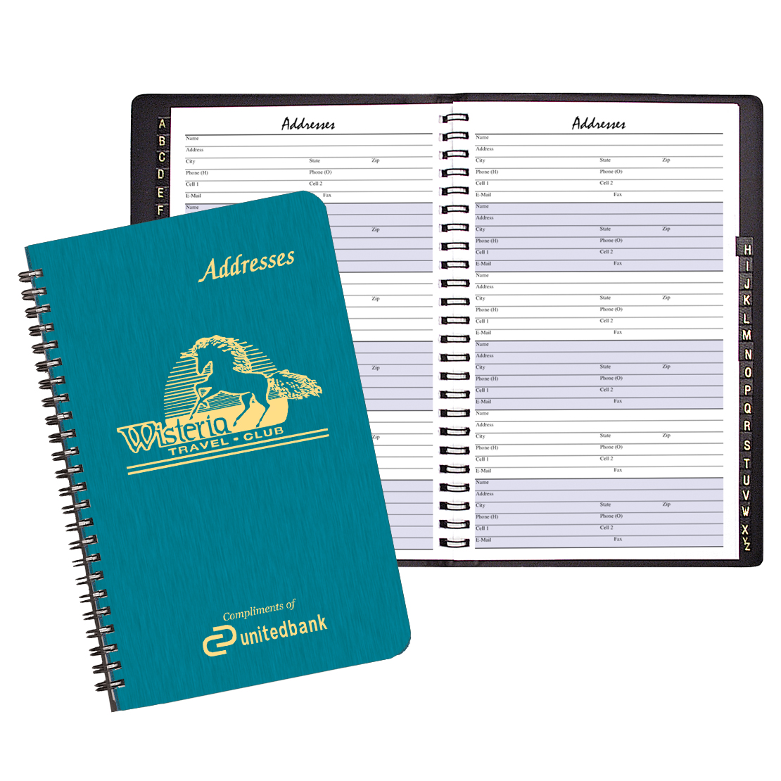 Large Address Book/ Shimmer Cover 1