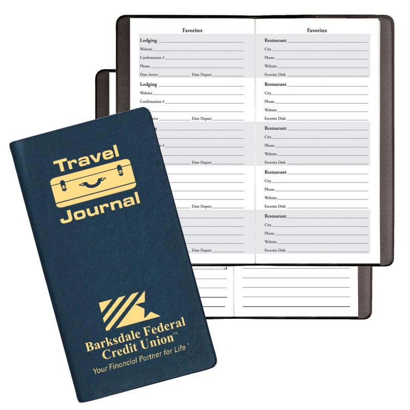 Travel Journal w/ Continental Cover 1 Travel Journal w/ Continental Cover 1