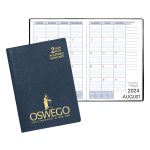 Academic Monthly Planner w/ Continental Vinyl Cover 1 Academic Monthly Planner w/ Continental Vinyl Cover 1