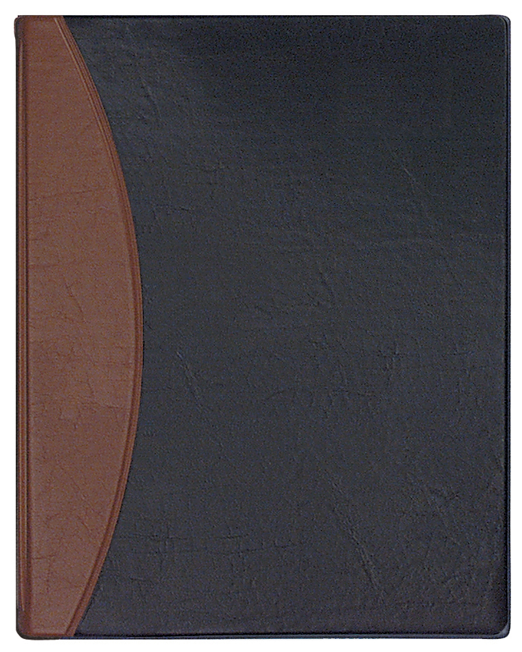 Academic Wire Bound Monthly Desk Planner w/ Carriage Vinyl Cover 1