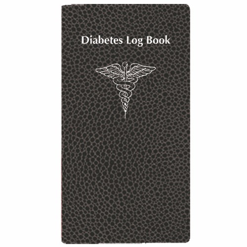 Diabetes Log Book w/ Cobblestone Cover 1