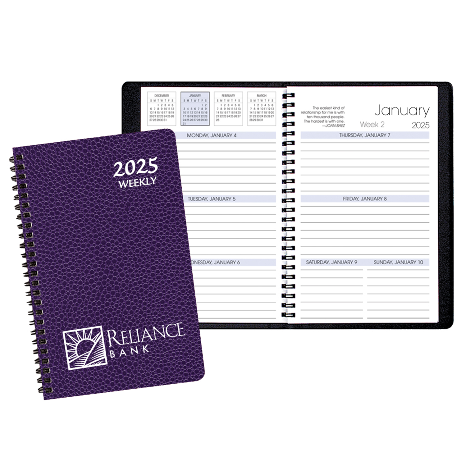 Weekly Desk Appointment Planner w/ Cobblestone Cover 1