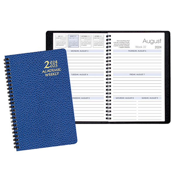 Academic Weekly Planner w/ Cobblestone Cover 1