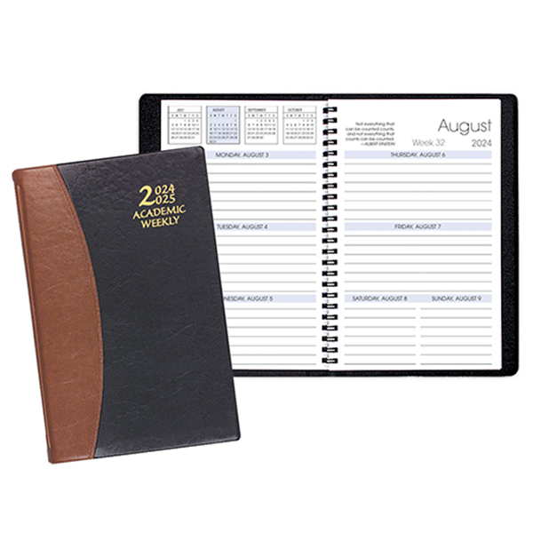 Academic Weekly Planner w/ Carriage Vinyl Cover 1