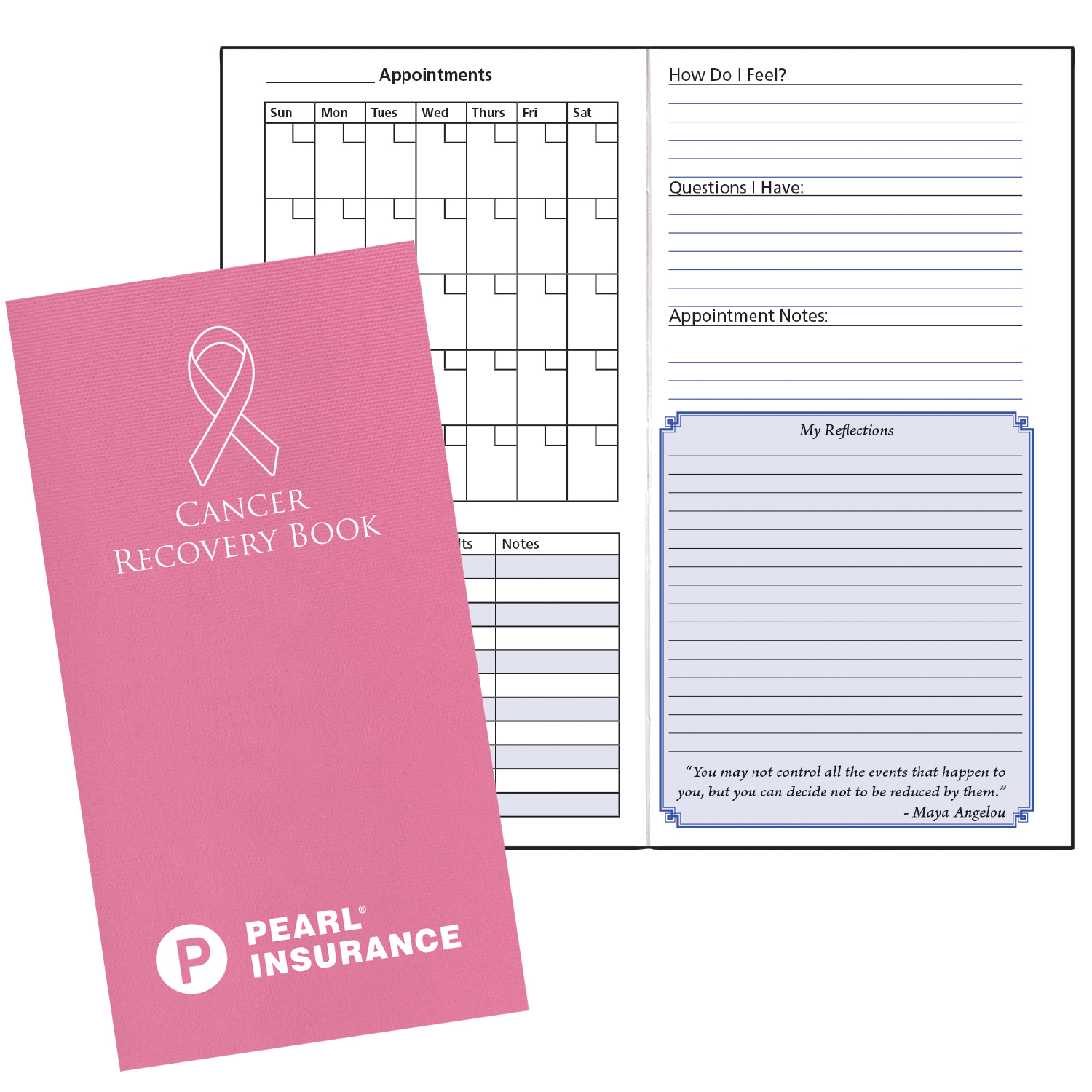 Cancer Recovery Book 4" x 8" 1