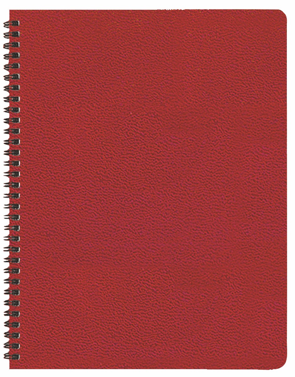 Monthly Desk Wire Bound Appointment Calendar/Planner w/ Leatherette Cover 1