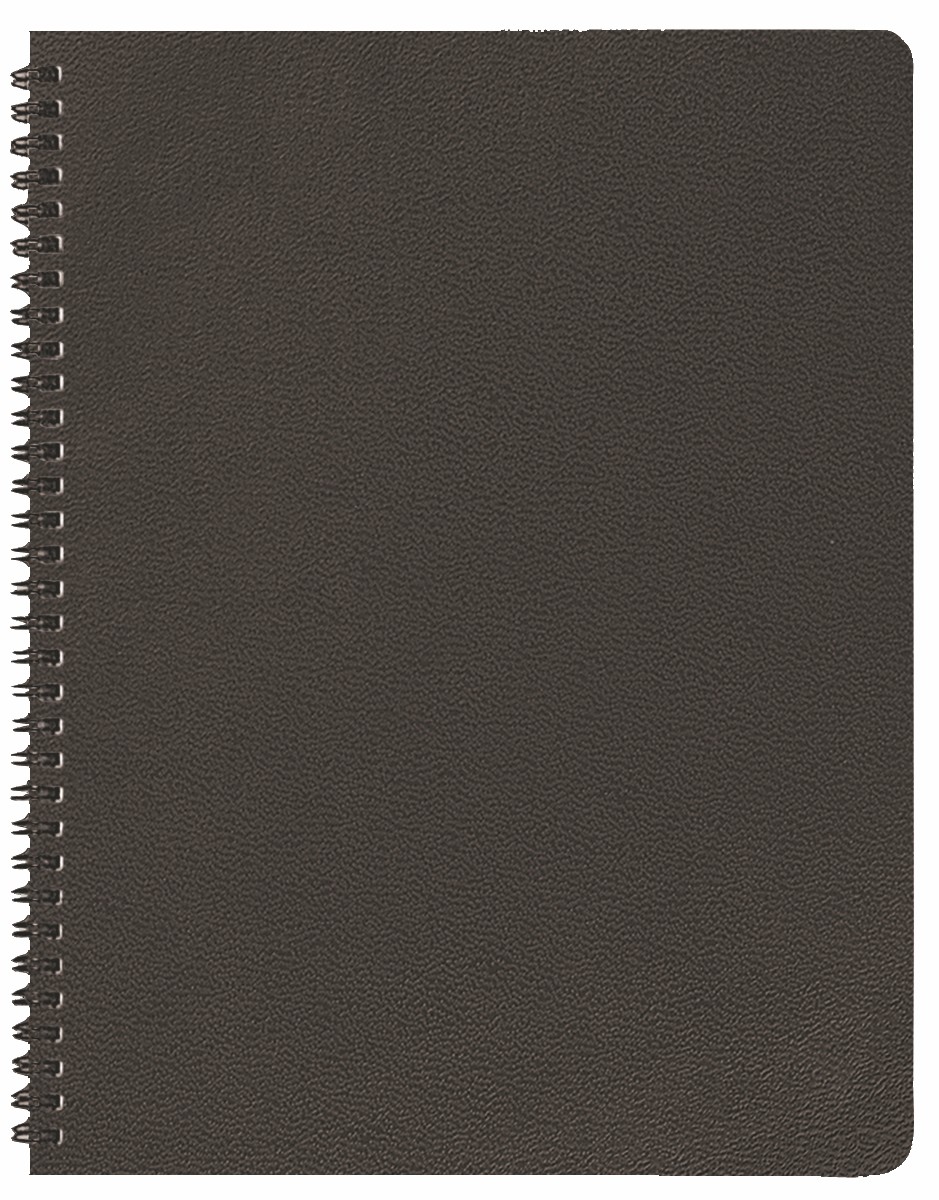 Monthly Desk Wire Bound Appointment Calendar/Planner w/ Leatherette Cover 1