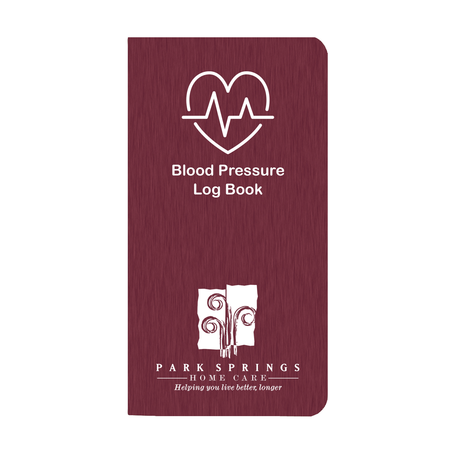 Blood Pressure Log Book w/ Shimmer Cover 1