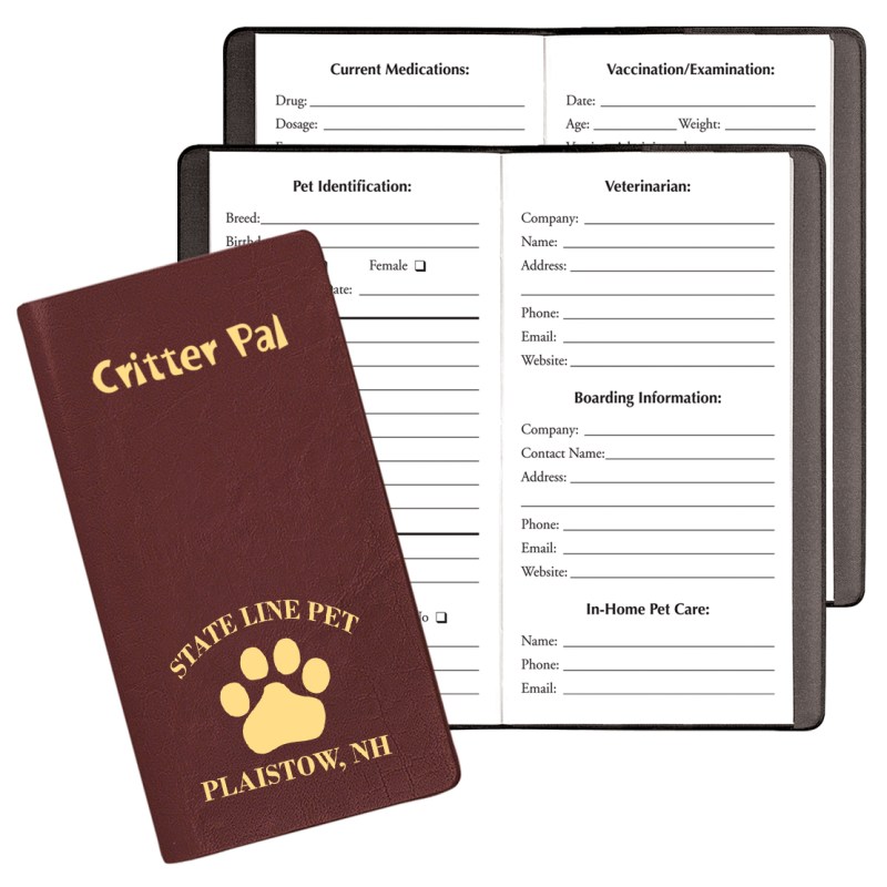 Critter Pal-Pet Information Journal/ Continental Covers 1 Critter Pal-Pet Information Journal/ Continental Covers 1