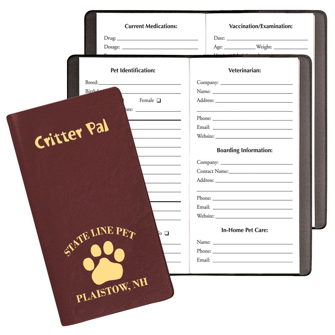 Critter Pal-Pet Information Journal/ Continental Covers 1