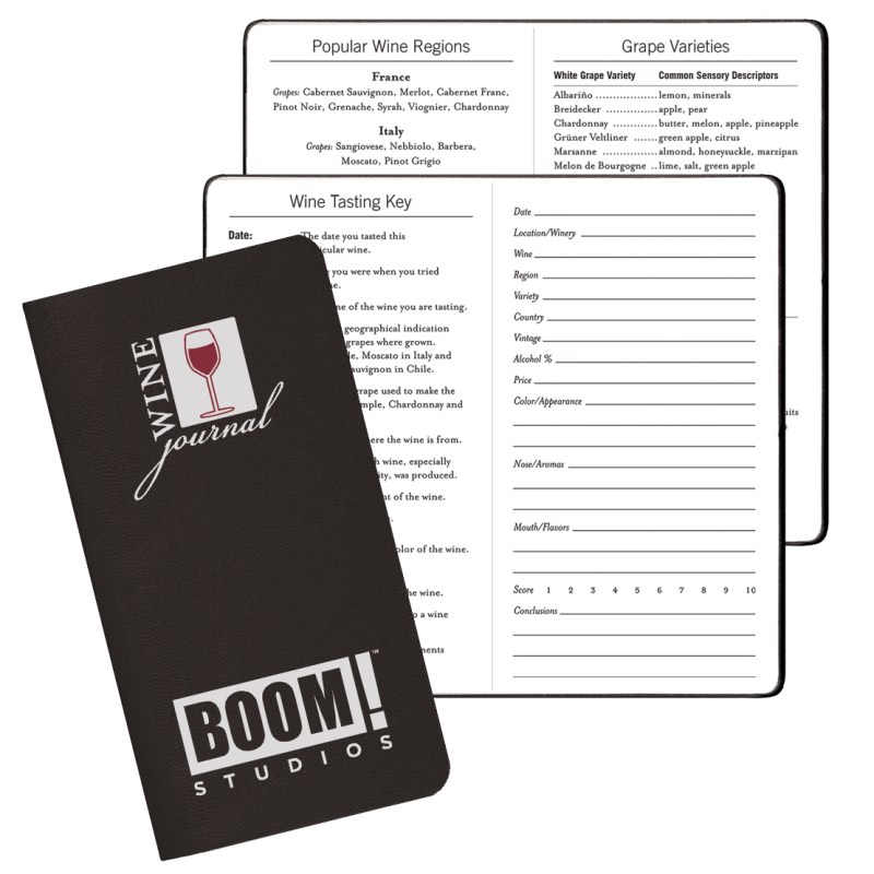 Wine Journal w/ Leatherette Cover 1 Wine Journal w/ Leatherette Cover 1