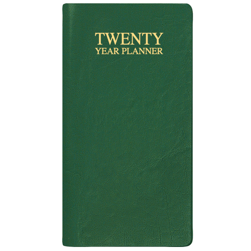 20 Year Reference Planner w/ Continental Vinyl Cover 1