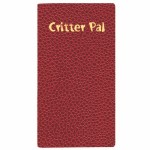 Critter Pal-Pet Information Journal/ Cobblestone Covers - Ruby Red Critter Pal-Pet Information Journal/ Cobblestone Covers - Ruby Red