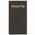 Critter Pal-Pet Information Journal/ Cobblestone Covers - Midnight Black Critter Pal-Pet Information Journal/ Cobblestone Covers - Midnight Black
