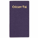 Critter Pal-Pet Information Journal/ Cobblestone Covers - Amethyst Purple Critter Pal-Pet Information Journal/ Cobblestone Covers - Amethyst Purple