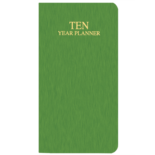 10 Year Reference Planner w/ Shimmer Cover 1